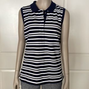 NWT! Lauren Active Ralph Lauren Regatta Sport Collared Sleeveless Golf Top